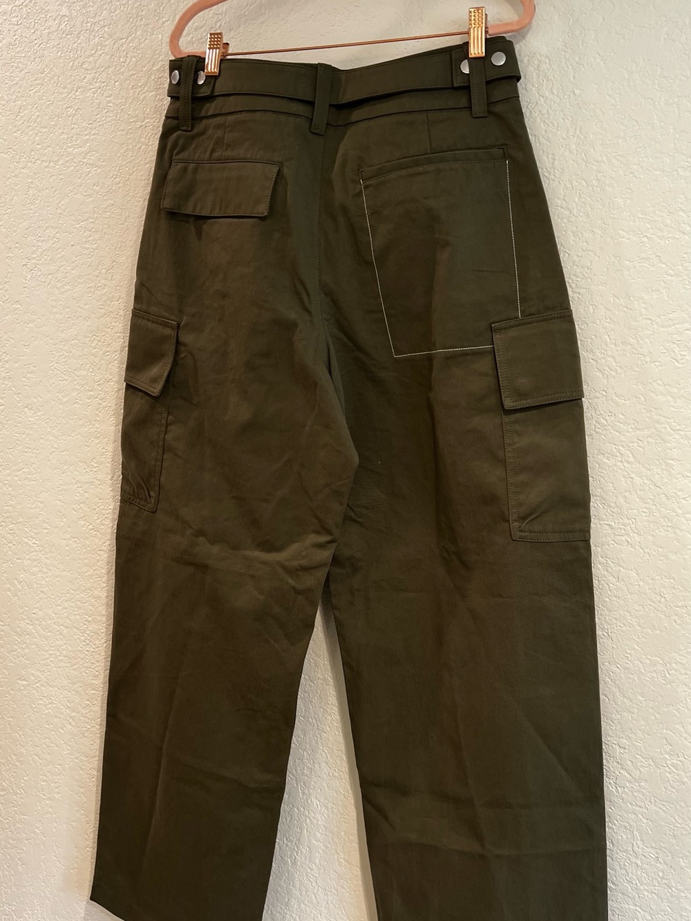 🔥 NWT GAP x Victoria Beckham High Rise Cargo Pants - size 12 - Picture 6 of 8